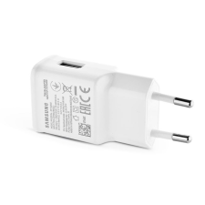 Samsung gyári USB hálózati töltő adapter - 5V/2A fehér (EP-TA200EWE) mobiltelefon kellék