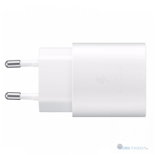 Samsung hálózati adapter, 25W PD USB-C, Fehér mobiltelefon kellék