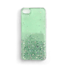 Samsung Hátlapvédő tok Samsung Galaxy A41 mobiltelefonhoz - Wozinsky Star Glitter, Zöld tok és táska