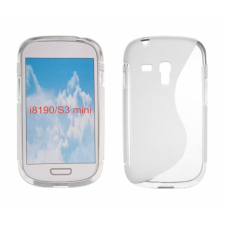 Samsung i8190 Galaxy S3 Mini, Szilikon tok, S-Case, átlátszó tok és táska