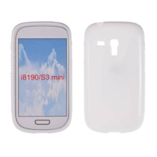 Samsung i8190 Galaxy S3 Mini, Szilikon tok, S-Case, fehér tok és táska