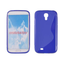 Samsung i9500 Galaxy S4, Szilikon tok, S-Case, kék tok és táska