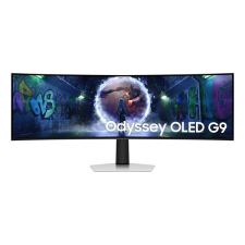 Samsung Ívelt Gaming 240Hz OLED monitor 49" G93SD, 5120x1440, 32:9, 250cd/m2, 0.03ms, HDMI/MicroHDMI/DP (LS49DG934SUXEN) monitor