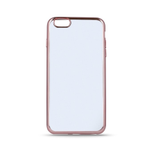 Samsung J120F Galaxy J1 2016 átlátszó, rose gold keretes vékony szilikon tok tok és táska