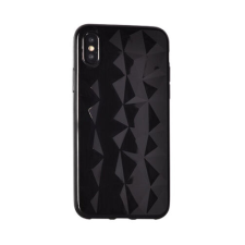 Samsung J600 Galaxy J6 2018, Szilikon tok, Diamond, fekete tok és táska