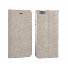 Samsung J730 Galaxy J7 2017, Oldalra nyíló flip tok, Vennus, szürke tok és táska