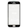 Samsung J730 J7 2017, Kijelzővédő fólia, (ütésálló) Full Glue 5D, fekete