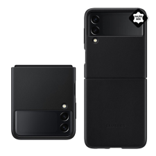 Samsung m&#369;anyag telefonvéd&#337; (valódi b&#337;r hátlap) fekete ef-vf711lbeg mobiltelefon kellék
