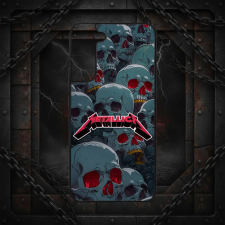 Samsung Metallica - Skulls - Samsung tok tok és táska