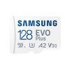 Samsung MicroSD kártya - 128GB MB-MC128SA/EU (EVO PLUS, microSDXC, UHS-I, R160, adapter, 128GB)