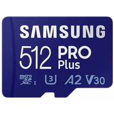 Samsung MicroSDXC 512GB PRO Plus + SD adapter memóriakártya