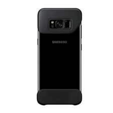 Samsung műanyag telefonvédő (2 részes) FEKETE tok és táska