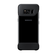 Samsung műanyag telefonvédő (2 részes) FEKETE Samsung Galaxy S8 (SM-G950) tok és táska