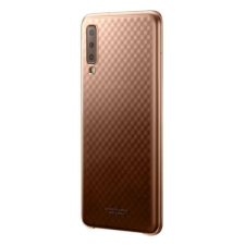 Samsung műanyag telefonvédő (ultravékony, gyémánt minta) ARANY Samsung Galaxy A7 (2018) SM-A750F tok és táska