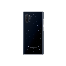 Samsung műanyag telefonvédő (ultravékony, hívás és üzenetjelző funkció, LED világítás) FEKETE Samsung Galaxy Note 10 (SM-N970F) tok és táska