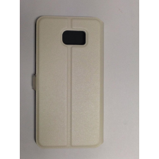 Samsung N920 Galaxy Note 5 fehér szilikon keretes könyvtok tok és táska