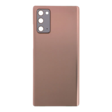 Samsung N980 Galaxy Note 20/Note 20 5G, Akkufedél, (kamera plexi, ragasztó), arany mobiltelefon, tablet alkatrész