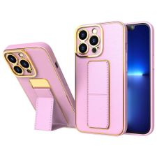 Samsung New Kickstand tok Samsung Galaxy A12 állvánnyal rózsaszínű tok és táska