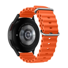 Samsung Okosóra kiegészítők Samsung Galaxy Watch 3 (45 mm) okosóra szíj - F- Design FS01 - narancssárga szilikon szíj (szíj szélesség: 22 mm) okosóra kellék