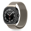 Samsung Okosóra kiegészítők Samsung Galaxy Watch ULTRA (47 mm) - TECH-PROTECT Milaneseband - mágneses homokszínű fémszíj
