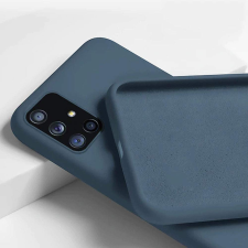 Samsung Premium szilikon tok, Samsung S22 Plus, Kék tok és táska