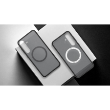 Samsung S25 Plus Capella ütésálló tok, Fekete-ezüst tok és táska