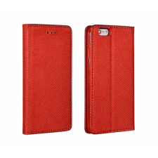 Samsung S916 Galaxy S23 Plus, Oldalra nyíló flip tok, Smart, piros tok és táska