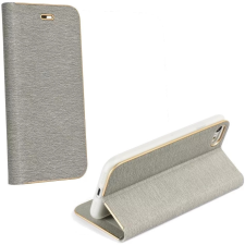 Samsung Samsung Galaxy A05s SM-A057F, Oldalra nyíló tok, stand, Luna Book, ezüst tok és táska