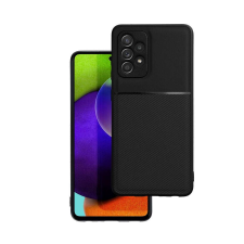 Samsung Samsung Galaxy A33 5G Noble Case műbőr bevonatos hátlap tok, Fekete tok és táska