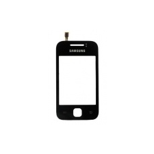 Samsung Samsung S5360 Galaxy Y érintőplexi fekete* mobiltelefon, tablet alkatrész