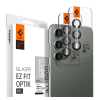Samsung Spigen Ez Fit Optik Samsung Galaxy S23/S23+ Tempered kamera lencse fólia, fekete (2db)