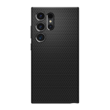 Samsung Spigen Liquid Air Samsung Galaxy S24 Ultra tok, Matte Black, fekete tok és táska