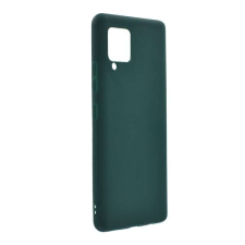 Samsung Szilikon telefonvédő (matt) SÖTÉTZÖLD Samsung Galaxy A42 5G (SM-A425F) tok és táska