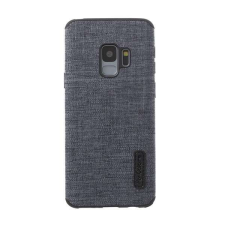 Samsung Szilikon telefonvédő (textil bevonat) SZÜRKE [Samsung Galaxy S9 (SM-G960)] (5996457781744) tok és táska