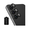Samsung - Telefon-fóliák Samsung Galaxy S23 - Metal - üveg, kameralencse védőkeret - fekete