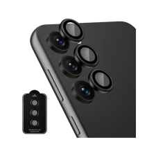 Samsung - Telefon-fóliák Samsung Galaxy S23 - Metal - üveg, kameralencse védőkeret - fekete mobiltelefon kellék