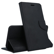 Samsung Telefontok Samsung Galaxy A55 5G - FANCY fekete szilikon keretes könyvtok tok és táska