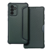 Samsung Telefontok Samsung Galaxy A55 5G - Forcell Razor - zöld mágneses, ütésálló szilikon keretes könyvtok