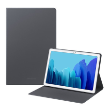 Samsung tok álló, bőr hatású (FLIP, oldalra nyíló, asztali tartó funkció) SZÜRKE [Samsung Galaxy Tab A7 10.4 (2020) LTE SM-T505] tablet tok