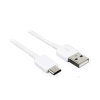 Samsung USB-A apa - USB-C apa Adat és töltő kábel - Fehér (1.2m)