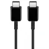 Samsung USB-C apa - USB-C apa gyári Adatkábel - Fekete (ECO csomagolásban)
