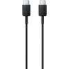 Samsung USB Type-C töltő- és adatkábel, USB Type-C, 100 cm, gyorstöltés, Samsung, fekete, gyári,