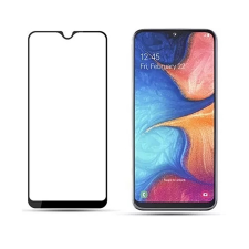 Samsung Üvegfólia Samsung Galaxy A31 - fekete tokbarát 5D üvegfólia mobiltelefon kellék