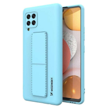 Samsung Wozinsky kitámasztható tok Flexible Silicone telefontok Samsung Galaxy A42 5G világoskék tok és táska