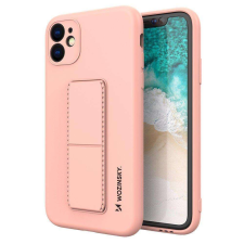 Samsung Wozinsky kitámasztható tok Flexible Silicone telefontok Stand Samsung Galaxy A22 4G Rózsaszín tok és táska