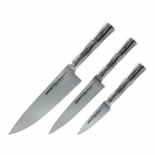  Samura Bambusz 3 darabos konyhakés készlet kés és bárd
