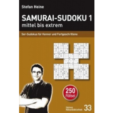 Samurai-Sudoku 1 mittel bis extrem. Tl.1 – Stefan Heine idegen nyelvű könyv