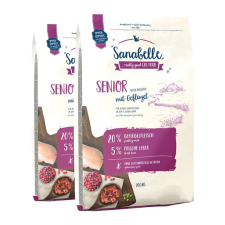 Sanabelle Senior baromfi 20 kg (2 x 10 kg) macskaeledel