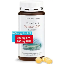 Sanct Bernhard omega-3 supra 1000mg kapszula 120db vitamin és táplálékkiegészítő