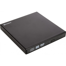 SANDBERG 133-66 Külsõ USB Mini DVD író Fekete cd és dvd meghajtó